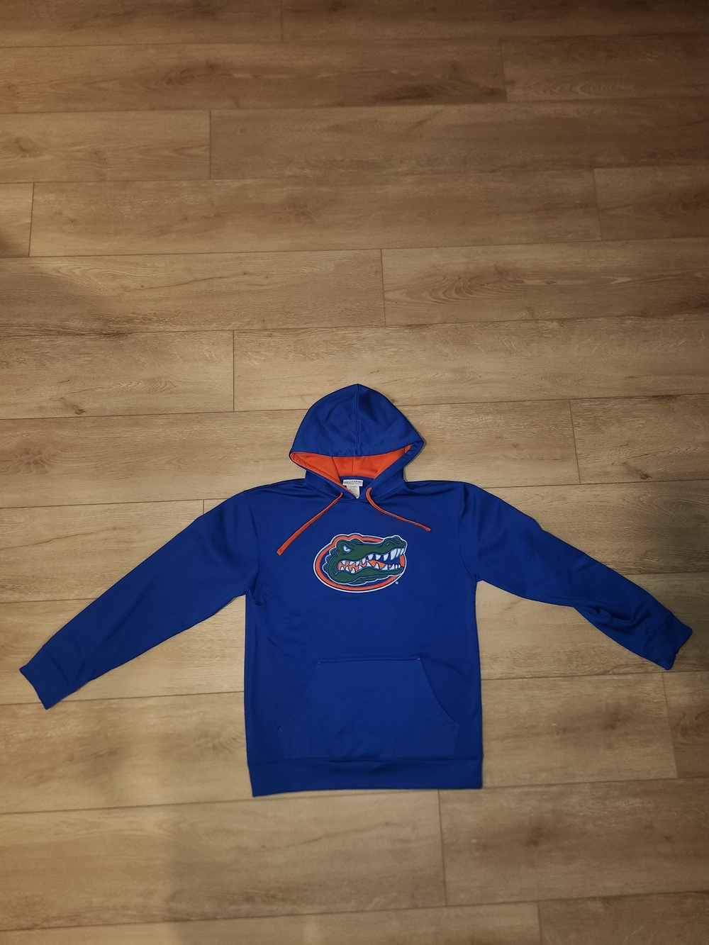 Vintage Y2K Florida Gators Blue and Orange Embroidered Hoodie Men's Size Medium